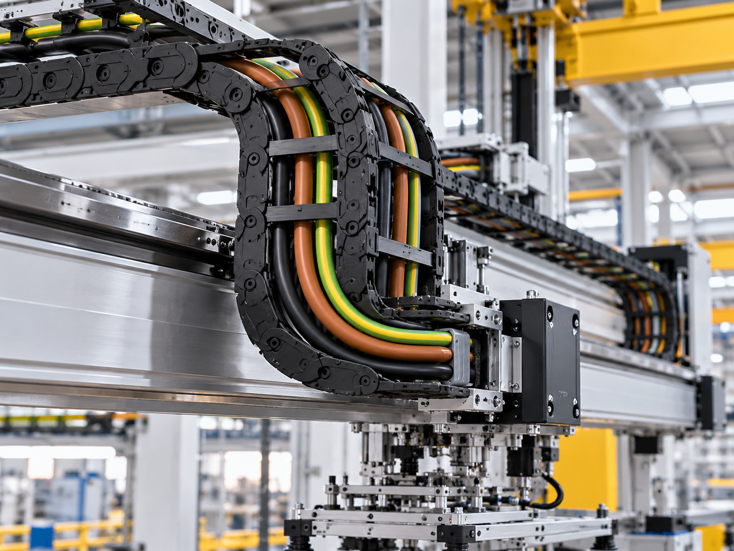 Connections requiring flexible single-core wiring